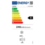 HISENSE FV354N4BIE ΚΑΤΑΨΥΚΤΗΣ ΟΡΘΙΟΣ 274LT NOFROST ΙΝΟΧ