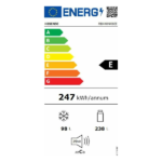 HISENSE RB440N4BCE ΨΥΓΕΙΟΚΑΤΑΨΥΚΤΗΣ 336LT TOTAL NOFROST Υ200.4XΠ59.5XΒ59ΕΚ. INOX