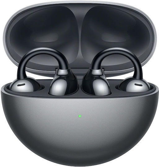 HUAWEI FREECLIP EARBUD BLUETOOTH HANDSFREE ΑΚΟΥΣΤΙΚΑ ΜΕ ΘΗΚΗ ΦΟΡΤΙΣΗΣ ΜΑΥΡΑ - Image 1