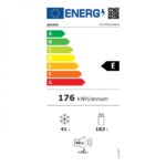 ESKIMO ES RTF204SEW ΨΥΓΕΙΟ ΔΙΠΟΡΤΟ 204Lt Υ143XΠ55XΒ55CM ΛΕΥΚΟ - Image 2