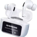 RIVERSONG AIRFLY T2 IN-EAR BLUETOOTH HANDSFREE ΑΚΟΥΣΤΙΚΑ ΜΕ ΑΝΤΟΧΗ ΣΤΟΝ ΙΔΡΩΤΑ ΚΑΙ ΘΗΚΗ ΦΟΡΤΙΣΗΣ ΛΕΥΚΑ