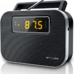 MUSE M-081 R ΕΠΙΤΡΑΠΕΖΙΟ ΡΑΔΙΟΦΩΝΟ ΡΕΥΜΑΤΟΣ / ΜΠΑΤΑΡΙΑΣ ΜΑΥΡΟ