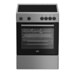BEKO FBM6701X ΚΟΥΖΙΝΑ 66LT ΜΕ ΚΕΡΑΜΙΚΕΣ ΕΣΤΙΕΣ Π60ΕΚ.