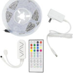EUROLAMP 145-70045 RGB LEDOTAINIA WIFI 12V RGB ΦΩΣ 5M ΤΥΠΟΥ SMD5050 ΜΕ ΤΡΟΦΟΔΟΤΙΚΟ, ΤΗΛΕΧΕΙΡΙΣΤΗΡΙΟ & WIFI CONTROLLER
