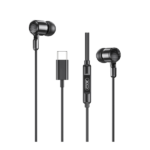 XO XO-EP81 IN-EAR HANDSFREE ΑΚΟΥΣΤΙΚΑ ΜΕ ΒΥΣΜΑ USB-C ΜΑΥΡΟ