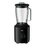 BRAUN POWERBLEND 3 JB3150BK ΜΠΛΕΝΤΕΡ ΜΕ ΓΥΑΛΙΝΗ ΚΑΝΑΤΑ 1.5 LT 800W ΜΑΥΡΟ