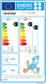 A/C TOYOTOMI GOSAI GTN/GTG-24CMWAI INVERTER 24000 BTU A+++/A++ ΜΕ ΙΟΝΙΣΤΗ ΚΑΙ WIFI - Image 2
