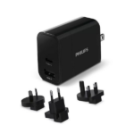 PHILIPS DLP2621T/00 ΦΟΡΤΙΣΤΗΣ ΜΕ ΘΥΡΑ USB-A ΚΑΙ ΘΥΡΑ USB-C 30W GLOBAL TRAVEL PLUGS BLACK