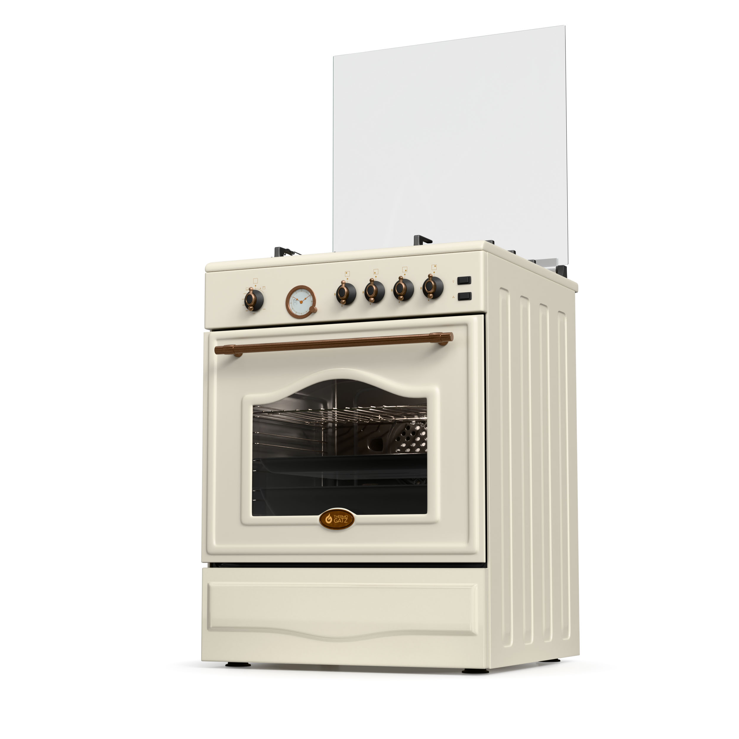 Thermogatz ΚΟΥΖΙΝΑ ΑΕΡΙΟΥ TGS 4111 RUSTIC BEIGE MULTIGAS - Image 4