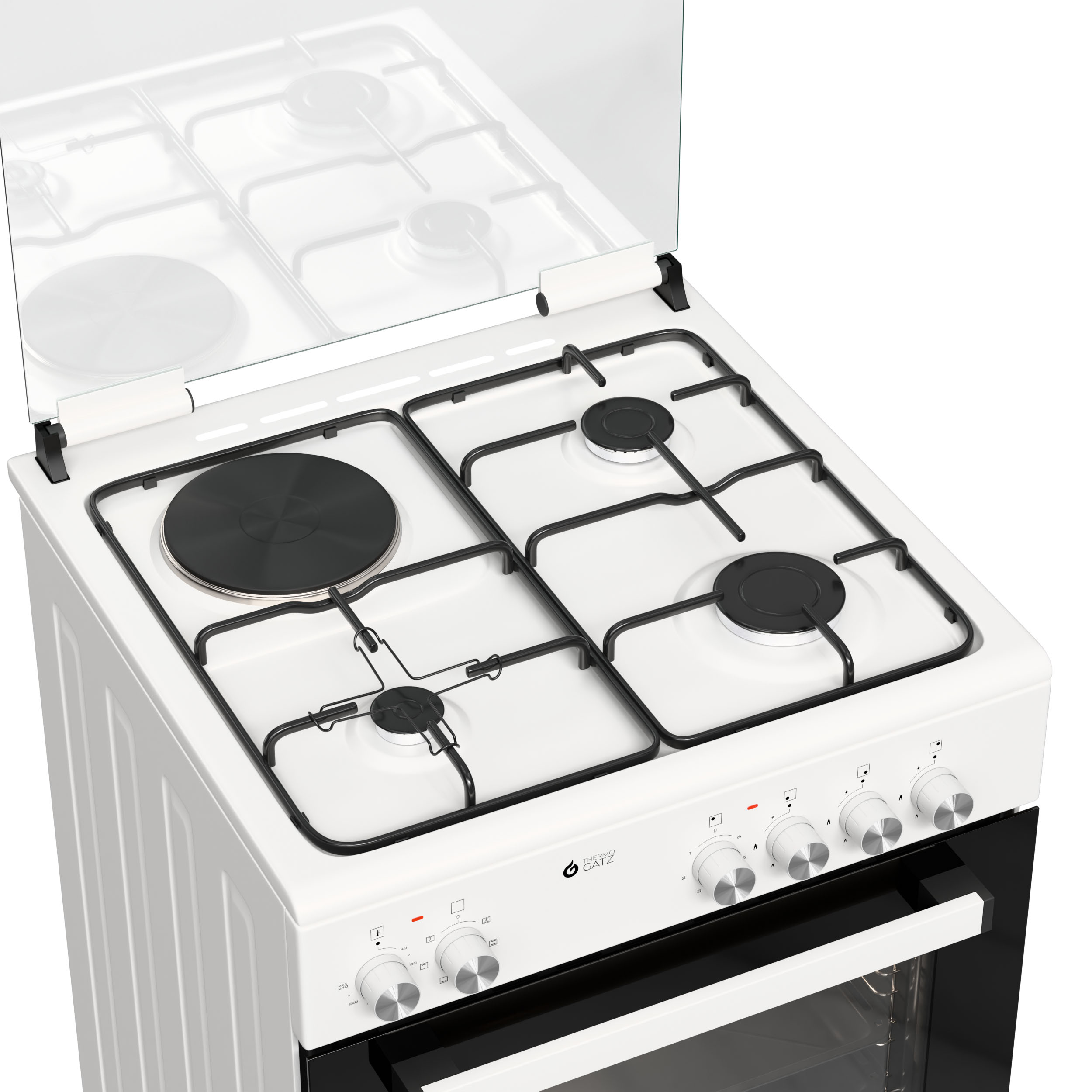 Thermogatz ΚΟΥΖΙΝΑ ΜΙΚΤΗ TGS 3511 WH TURBO - Image 2