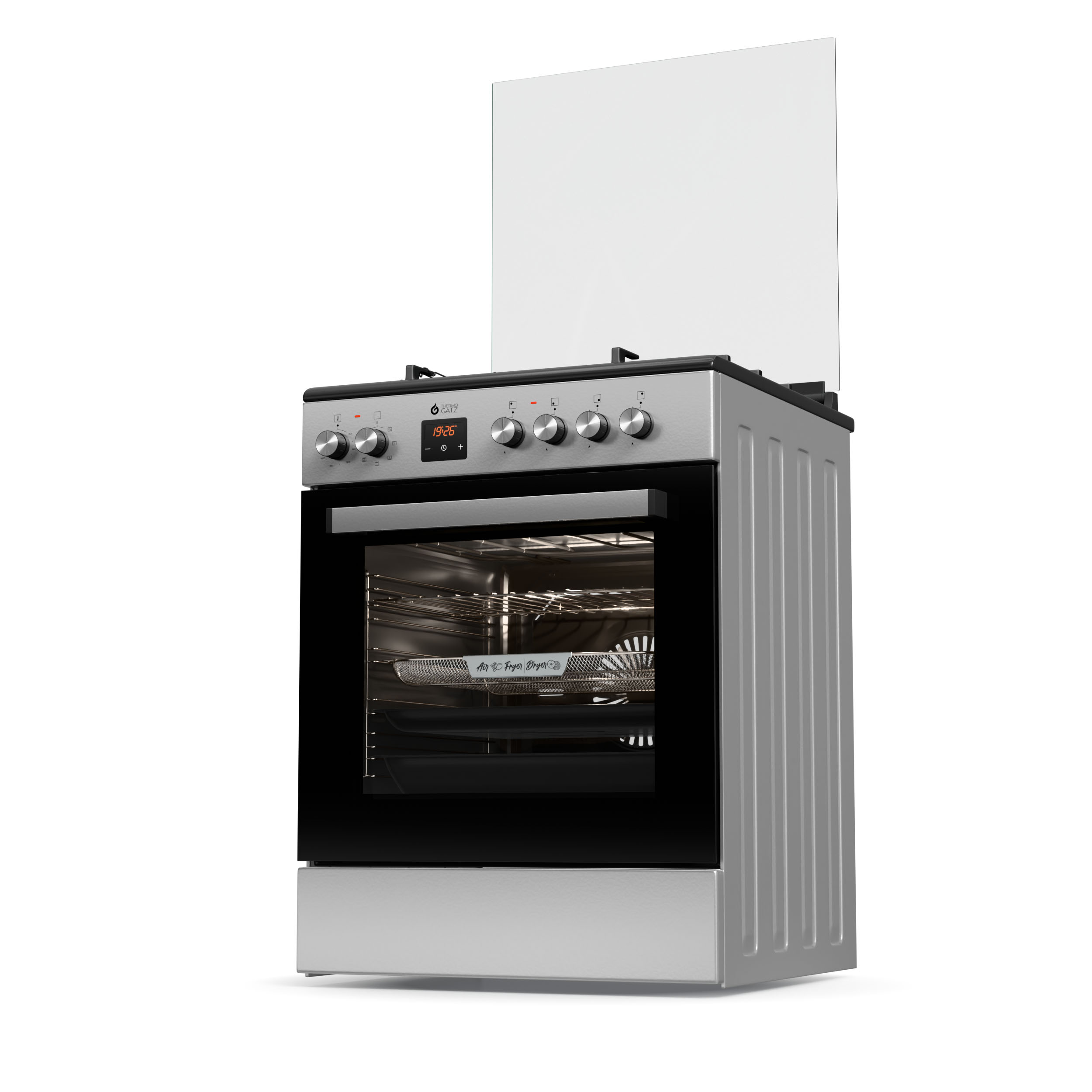 Thermogatz ΚΟΥΖΙΝΑ ΜΙΚΤΗ TGS 3980 IX 80Lt - Image 5