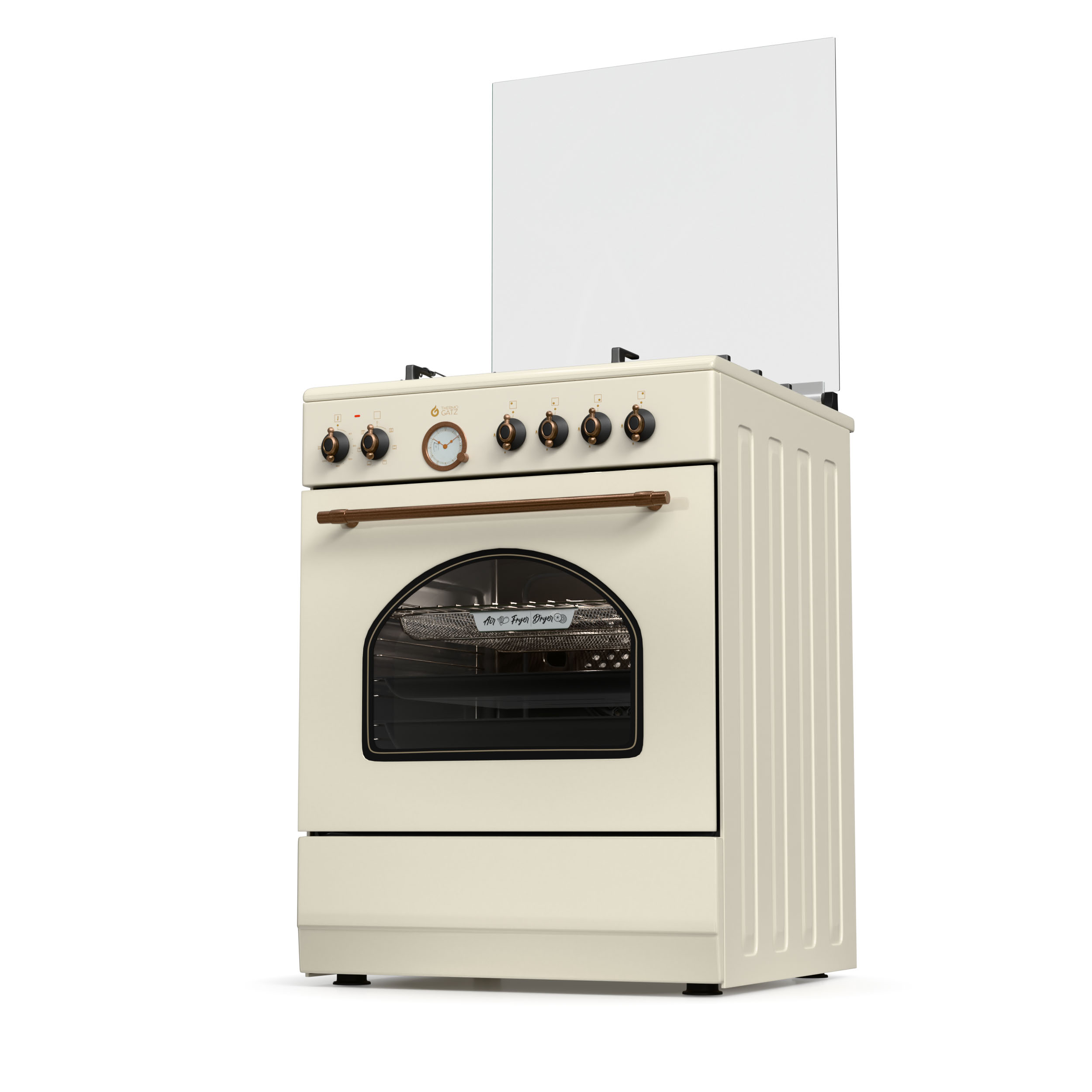 Thermogatz ΚΟΥΖΙΝΑ ΜΙΚΤΗ TGS 4320 BEIGE TURBO - Image 4