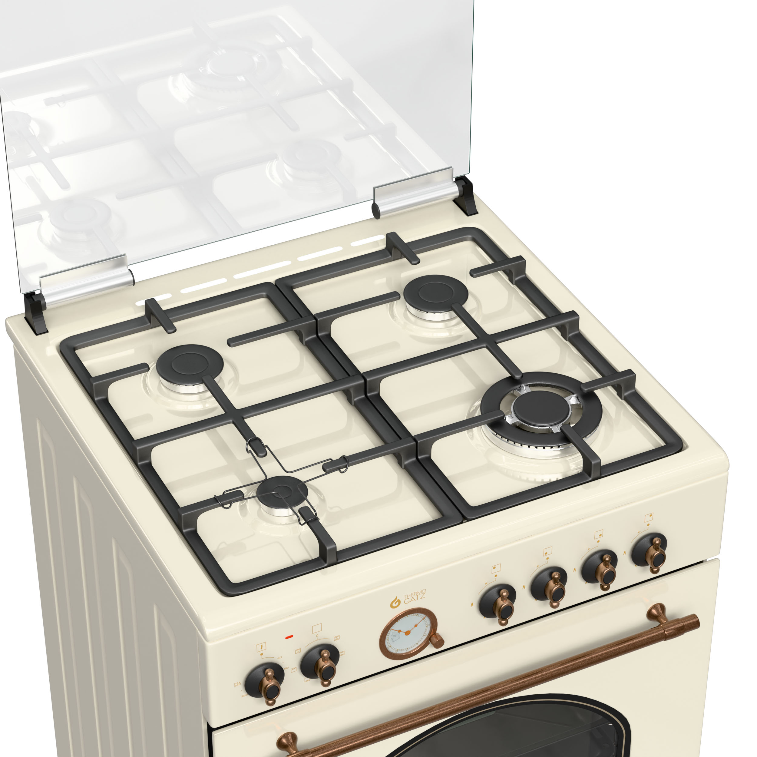 Thermogatz ΚΟΥΖΙΝΑ ΜΙΚΤΗ TGS 4320 BEIGE TURBO - Image 2