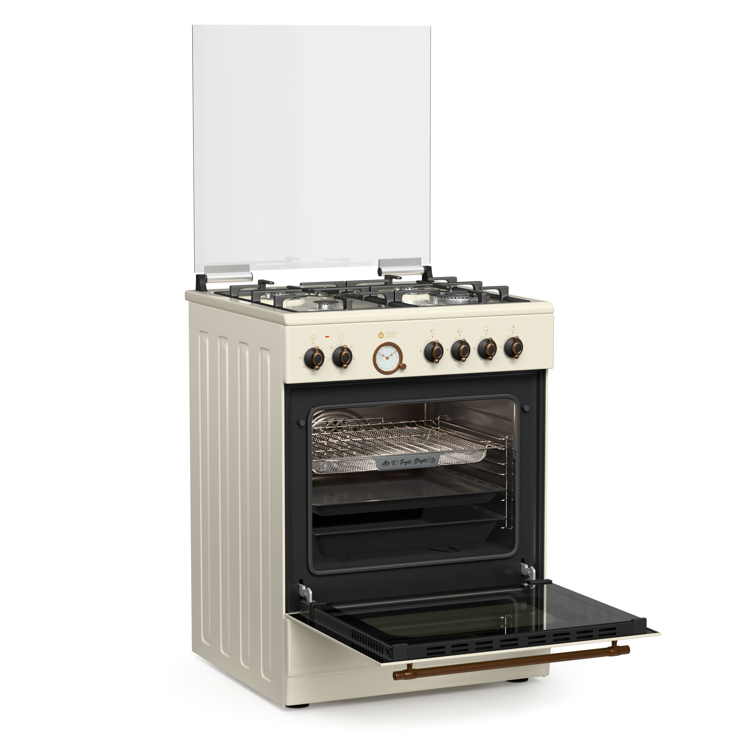 Thermogatz ΚΟΥΖΙΝΑ ΜΙΚΤΗ TGS 4320 BEIGE TURBO - Image 5