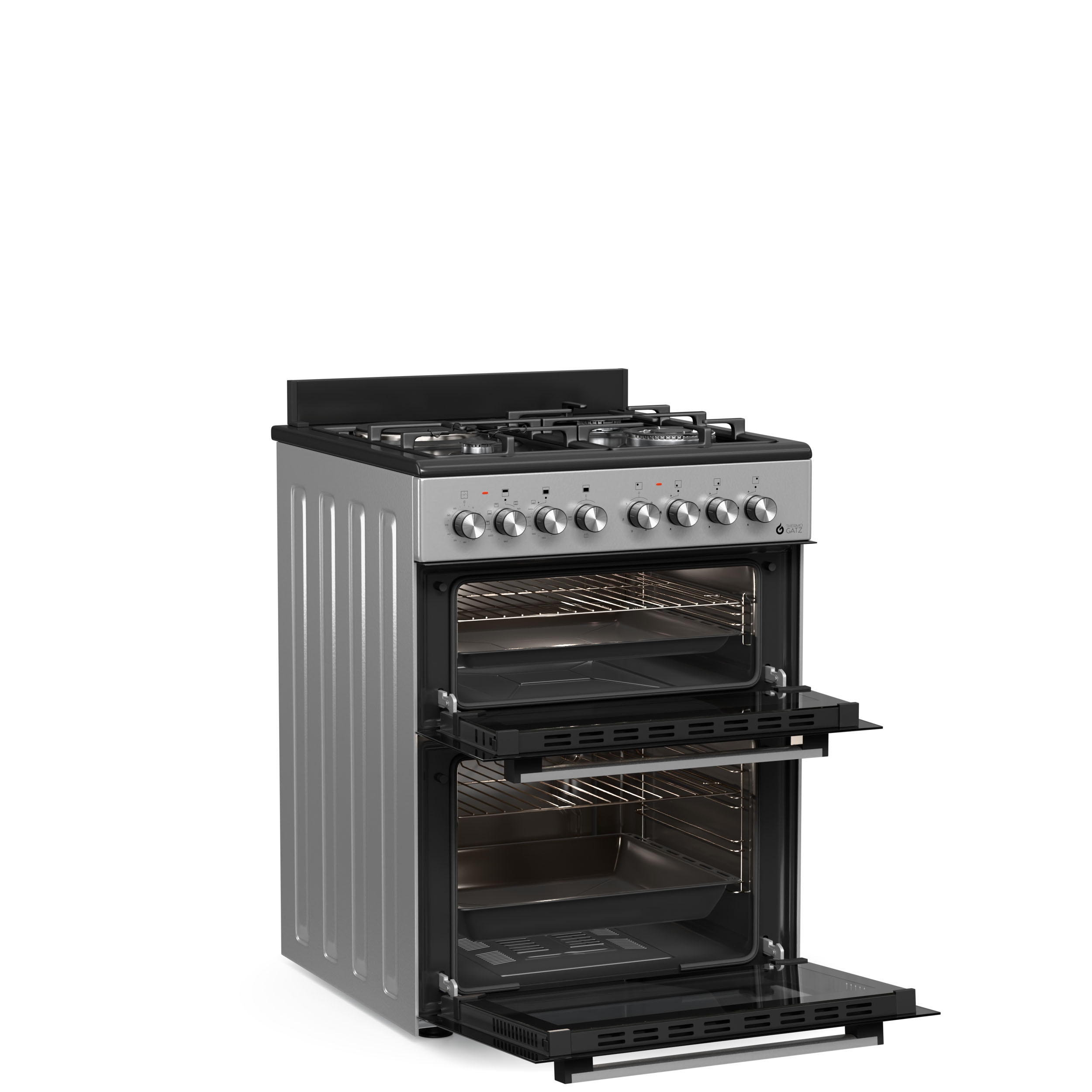 Thermogatz ΚΟΥΖΙΝΑ ΜΙΚΤΗ TGS 8001 IX DOUBLE-CAVITY - Image 5