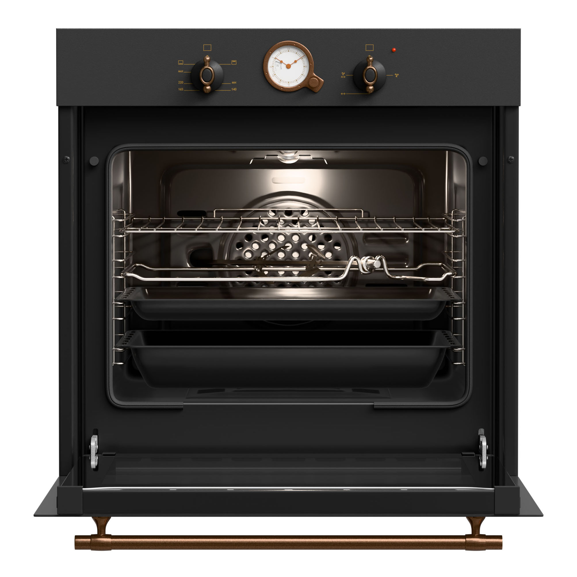 Thermogatz ΦΟΥΡΝΟΣ ΑΕΡΙΟΥ TGS 5511 BL RUSTIC MULTIGAS - Image 2