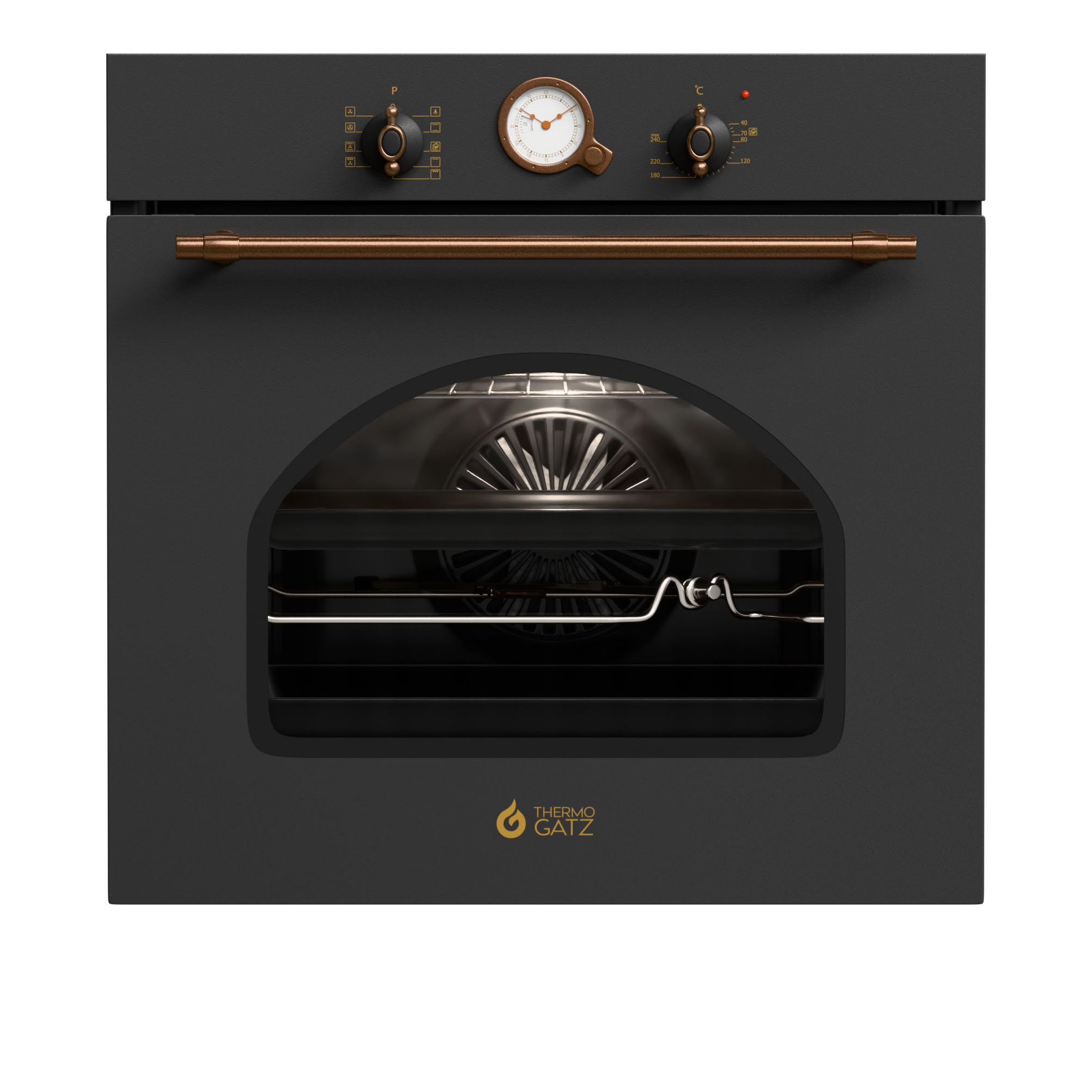 Thermogatz ΦΟΥΡΝΟΣ ΗΛΕΚΤΡΙΚΟΣ TGS 5580 XL RUSTIC ANTH 80Lt