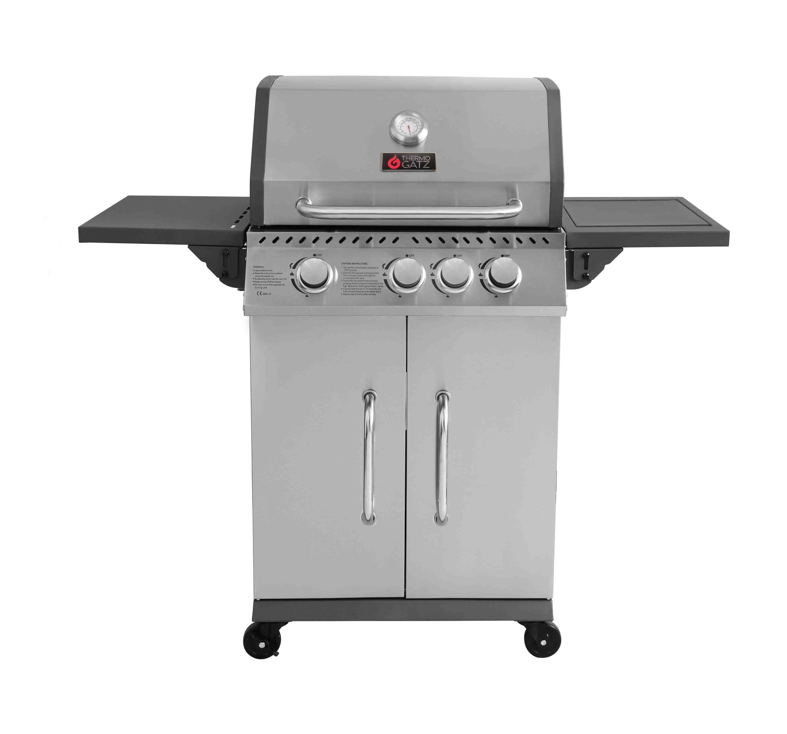 Thermogatz BBQ ΥΓΡΑΕΡΙΟΥ GS GRILL ELITE 3+1 INOX - 11,5 kW