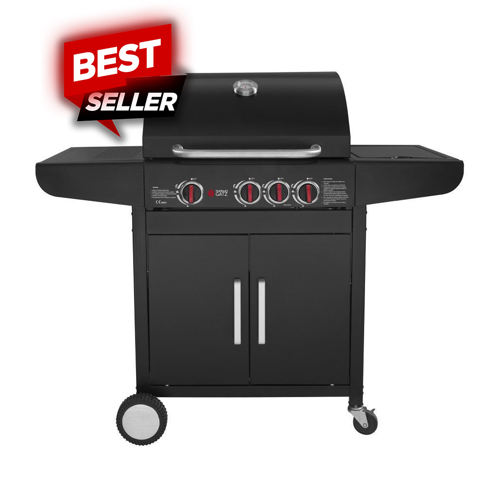 Thermogatz BBQ ΥΓΡΑΕΡΙΟΥ GS GRILL LUX 3+1 CAST IRON - 11,5kW