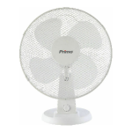 PRIMO PRTF-80547 ΕΠΙΤΡΑΠΕΖΙΟΣ ΑΝΕΜΙΣΤΗΡΑΣ 50W ΔΙΑΜΕΤΡΟΥ 40CM ΛΕΥΚΟΣ