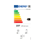 CANDY CNCQ2T518EW ΨΥΓΕΙΟΚΑΤΑΨΥΚΤΗΣ 279LT NOFROST Υ182.5XΠ54.5XΒ60.2ΕΚ. ΛΕΥΚΟΣ - Image 3